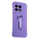 For OnePlus 11 Baking Varnish 360 Rotate Holder No Frame PC Phone Case(Purple)