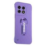 For OnePlus Ace 2 Pro Baking Varnish 360 Rotate Holder No Frame PC Phone Case(Purple)