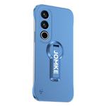 For OnePlus Ace 3V Baking Varnish 360 Rotate Holder No Frame PC Phone Case(Blue)