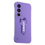 For OnePlus Ace 3V Baking Varnish 360 Rotate Holder No Frame PC Phone Case(Purple)