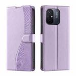 For Xiaomi Poco C55 Voltage Ultra-thin Dot Leather Phone Case(Purple)