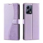 For Xiaomi Poco X5 5G Voltage Ultra-thin Dot Leather Phone Case(Purple)