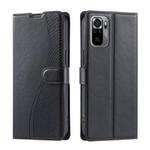 For Xiaomi Poco M5s 4G Global Voltage Ultra-thin Dot Leather Phone Case(Black)