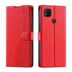 For Xiaomi Poco C31 / Redmi 9C Voltage Ultra-thin Dot Leather Phone Case(Red)