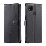 For Xiaomi Poco C31 / Redmi 9C Voltage Ultra-thin Dot Leather Phone Case(Black)