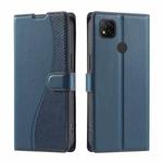 For Xiaomi Poco C31 / Redmi 9C Voltage Ultra-thin Dot Leather Phone Case(Blue)