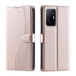 For Xiaomi Mi 11T / 11T Pro Voltage Ultra-thin Dot Leather Phone Case(Rose Gold)