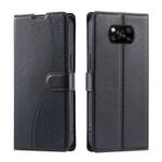 For Xiaomi Poco X3 / X3 Pro / X3 NFC Voltage Ultra-thin Dot Leather Phone Case(Black)