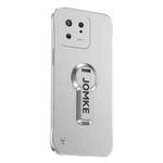 For Xiaomi 13 Baking Varnish 360 Rotate Holder No Frame PC Phone Case(Silver)