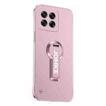 For Xiaomi 14 Pro Baking Varnish 360 Rotate Holder No Frame PC Phone Case(Pink)