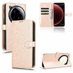 For Xiaomi 15 Ultra Honeycomb Dot Texture Leather Phone Case(Gold)