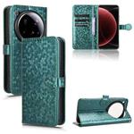 For Xiaomi 15 Ultra Honeycomb Dot Texture Leather Phone Case(Green)