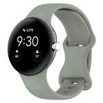 For Google Pixel Watch 3 41mm Official Silicone Watch Band(Grey Green)