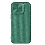 For iPhone 16 Pro Max NILLKIN Black Mirror Prop CD Texture Mirror Phone Case(Green)