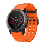 For Garmin 26mm Ocean Quick Release Silicone Watch Band(Orange)