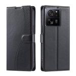 For Redmi K60 Ultra Voltage Ultra-thin Dot Leather Phone Case(Black)