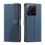 For Redmi K60 Ultra Voltage Ultra-thin Dot Leather Phone Case(Blue)