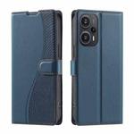 For Redmi Note 12 Turbo 5G Voltage Ultra-thin Dot Leather Phone Case(Blue)