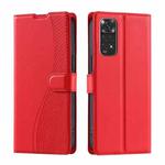 For Redmi Note 11S 4G / 11 4G Global Voltage Ultra-thin Dot Leather Phone Case(Red)