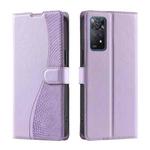 For Redmi Note 12 Pro 4G / 11 Pro 5G Global Voltage Ultra-thin Dot Leather Phone Case(Purple)