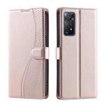 For Redmi Note 12 Pro 4G / 11 Pro 5G Global Voltage Ultra-thin Dot Leather Phone Case(Rose Gold)