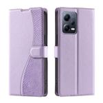 For Redmi Note 12 Pro 5G Global Voltage Ultra-thin Dot Leather Phone Case(Purple)