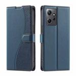 For Redmi Note 12 4G Global Voltage Ultra-thin Dot Leather Phone Case(Blue)