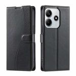 For Redmi Note 14 5G Voltage Ultra-thin Dot Leather Phone Case(Black)
