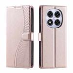 For Redmi Note 14 Pro 5G / 14 Pro+ 5G Voltage Ultra-thin Dot Leather Phone Case(Rose Gold)