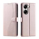 For Redmi Turbo 4 5G / Poco X7 Pro 5G Voltage Ultra-thin Dot Leather Phone Case(Rose Gold)