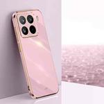 For Xiaomi 15 Pro XINLI Straight Edge 6D Electroplate TPU Phone Case(Cherry Purple)