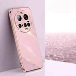 For Xiaomi 15 Ultra XINLI Straight Edge 6D Electroplate TPU Phone Case(Cherry Purple)