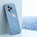For Xiaomi Civi 5 Pro XINLI Straight Edge 6D Electroplate TPU Phone Case(Celestial Blue)
