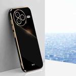 For Xiaomi Civi 5 Pro XINLI Straight Edge 6D Electroplate TPU Phone Case(Black)