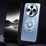 For vivo X200 Rotating Holder Frosted Metal Phone Case(Blue)