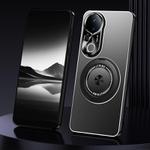 For vivo S20 Pro Rotating Holder Frosted Metal Phone Case(Black)