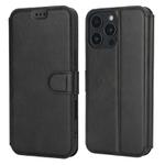 For iPhone 16 Pro Shockproof PU + TPU Leather Phone Case(Black)