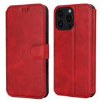 For iPhone 16 Pro Shockproof PU + TPU Leather Phone Case(Red)