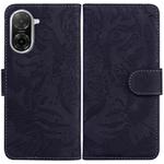 For Redmi A5 4G 173.3mm Tiger Embossing Pattern Leather Phone Case(Black)