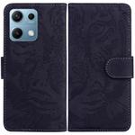 For Redmi Note 14S 4G Tiger Embossing Pattern Leather Phone Case(Black)