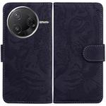 For Redmi K80 / K80 Pro / Xiaomi Poco F7 Pro Tiger Embossing Pattern Leather Phone Case(Black)