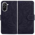 For Redmi A5 4G 171.7mm Tiger Embossing Pattern Leather Phone Case(Black)