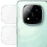 For Redmi Note 14 Pro+ 5G 2 PCS/Set IMAK HD Glass Rear Camera Lens Film