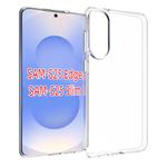 For Samsung Galaxy S25 Edge 5G Waterproof Texture TPU Phone Case(Transparent)
