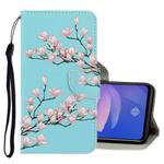 For Vivo Y17 / Y12 / Y15 3D Colored Drawing Horizontal Flip PU Leather Case with Holder & Card Slots & Wallet(Magnolia)