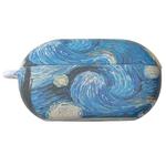 For Beats Solo Buds Oil Painting Frosted PC Earphone Protective Case(Starry Sky)