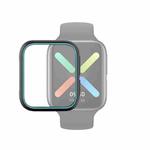 For OPPO Watch 46mm Smart Watch TPU Protective Case, Color:Black+Blue