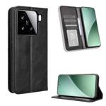 For Xiaomi 15 Magnetic Buckle Retro Texture Leather Phone Case(Black)