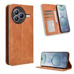 For Xiaomi Civi 5 Pro 5G Magnetic Buckle Retro Texture Leather Phone Case(Brown)