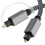 OD5.0mm Toslink Male to Male Digital Optical Audio Cable, Length:5m